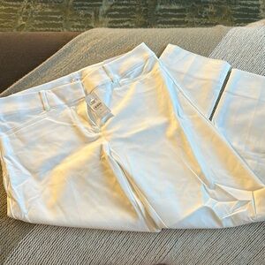 NWT Loft Riviera Pant Cropped White 6